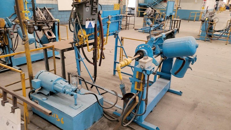 Dependable model 200sa shell core machine s/n 923 with gas panel and hydraulic