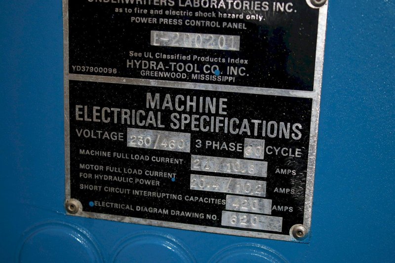 HYDRA TOOL HYDRAULIC PRESS: STOCK #75893