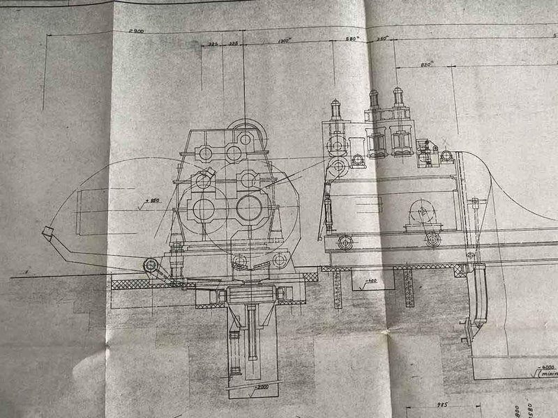 41" x 6.30" x 20,000# Georg Slitting Line