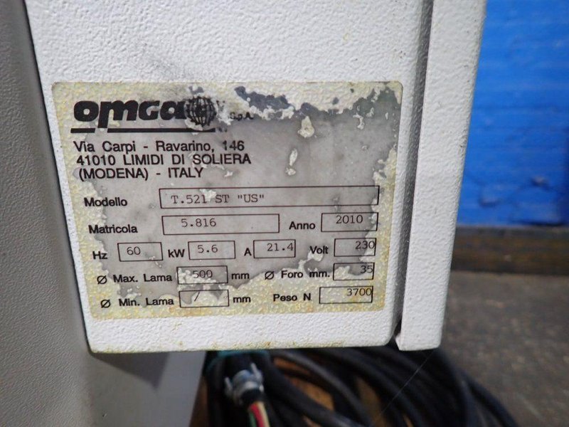 OMGA FINE POSTITIONER TABLE SAW   -  T.521ST US