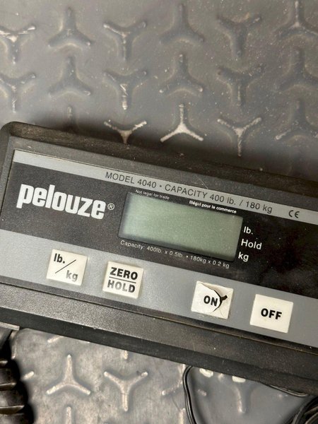 PELOUZE MODEL 4040UL DIGITAL MATERIAL HANDLING SCALE: STOCK# 21917