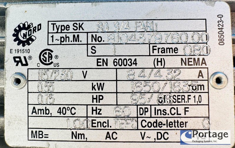 Goessling 90° Up / Elevating / Z Conveyor  |  Screw / Bolt / Material Conveyor