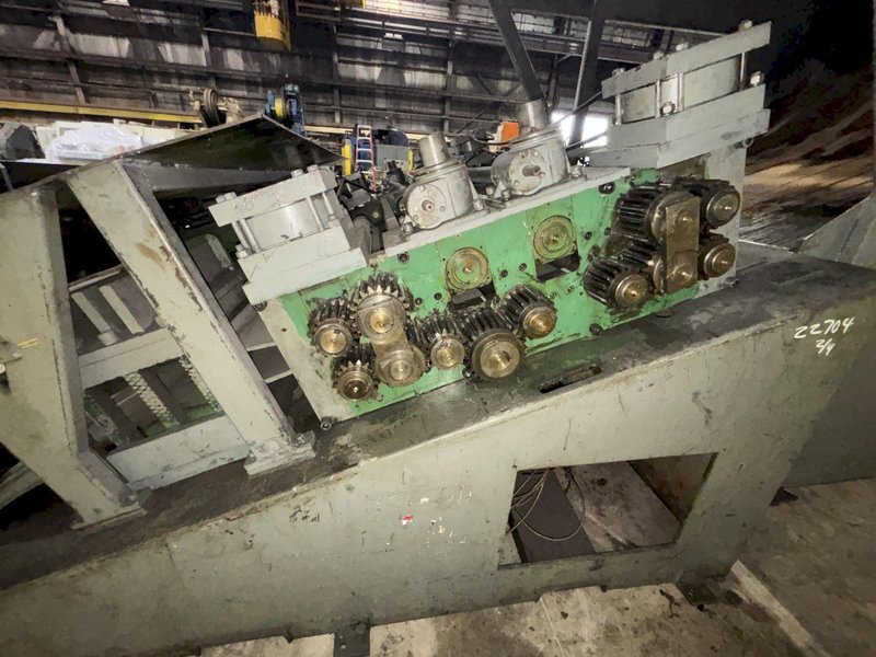 72" X .200" X 20,000 LBS COE PRESS SPACE SAVER COIL CRADLE STRAIGHTENER COMBINATION UNCOILER, 48" X 1/4": STOCK #22704