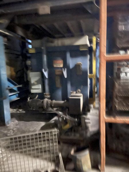 2- 1997 CEC drop bottom heat treat furnaces s/n 2636 and 2650 with common traveling quench tank, 2- drop bottom furnaces, controls, work area is 68" x 120" x 84" high, 100" quench tank, 5,000# capacity, 10 second quench, gas fired