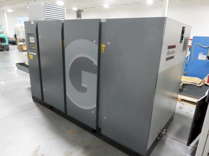 Atlas Copco GA 160 VSD 233 HP Variable Speed Drive Rotary Air Compressor - Auction Item