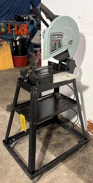 14" Delta Abrasive Cut-Off Saw Model 20-150, Stand, 1 Phase