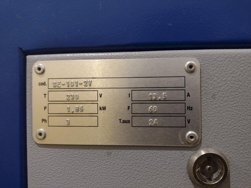 2.5" X 2.5" TAURING MODEL #BS50 POWERED ANGLE BENDING ROLL: YORBO #24869