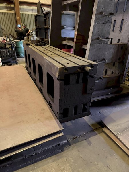 24" WIDE X 128" LONG X 36" TALL T-SLOTTED BOX TYPE HEAVY DUTY RISER SET(3X TOTAL). STOCK #0548726