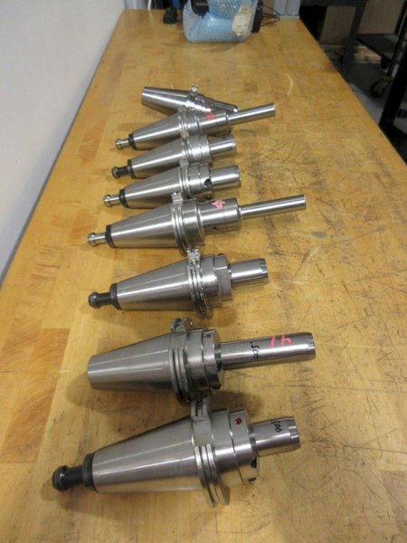 Erickson CAT50 Hydraulic Tool Holders 1/2" - 1-1/4" (8)- Auction Item