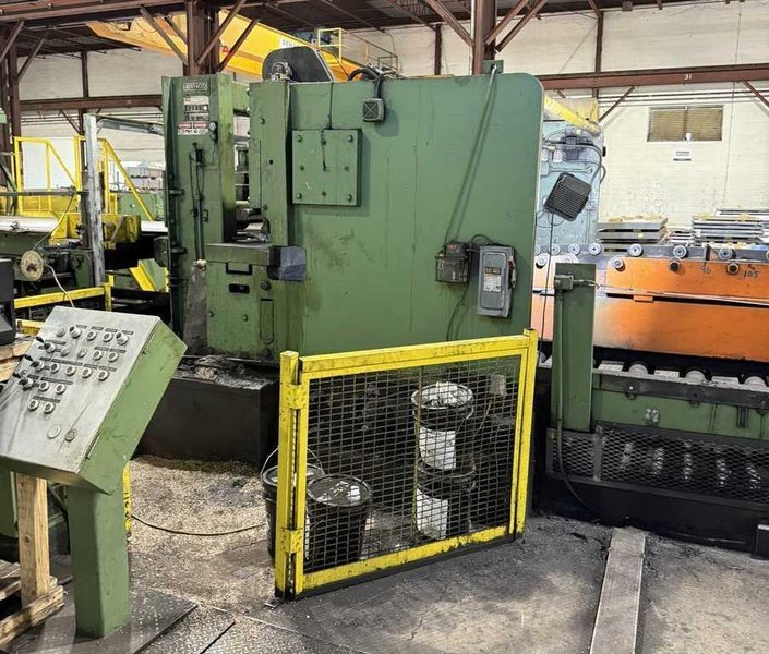 72" x 0.500" x 60,000# Herr Voss Cut To Length Line STOCK# 4397