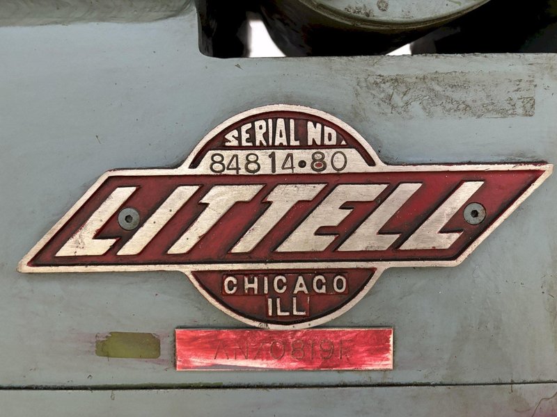10,000 LBS X 36” X .050” LITTELL COIL FEED LINE: STOCK #21337
