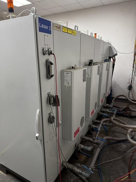 60,000 Watt IPG Photonics YLS-60000 Fiber Laser, 2014 – Auxiliary Chiller, 40T Waterchiller, Beam Coupler