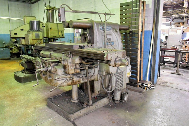 KEARNEY &amp; TRECKER MILWAUKEE MODEL 4CK HORIZONTAL MILLING MACHINE: YOBRO #23955