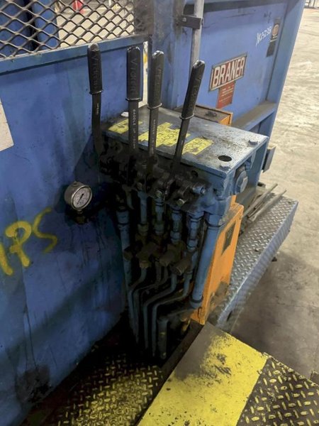 20,000 LBS X 54" X 36" BRANER COIL UPENDER. STOCK # 0435126