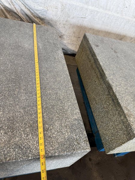 48" X 96" X 14" ROCK OF AGES GRANITE SURFACE PLATE W/ STAND. STOCK # 0756326