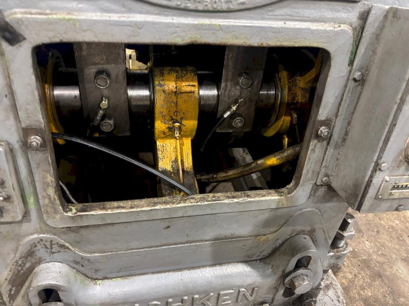 18 TON TISHKEN 4 POST MECHANICAL CUT-OFF PRESS: YOBRO #24327