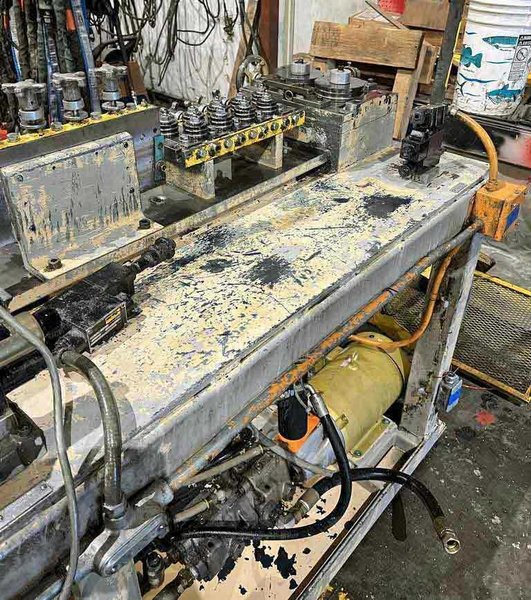 Tube Straightener and Cut-Off Machine, Komo Machine STOCK# 3935
