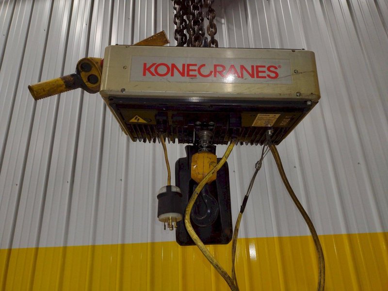 1 TON KONE MODEL @XN10100015P16S1C KONECRANES ELECTRIC CHAIN HOIST: STOCK 18707