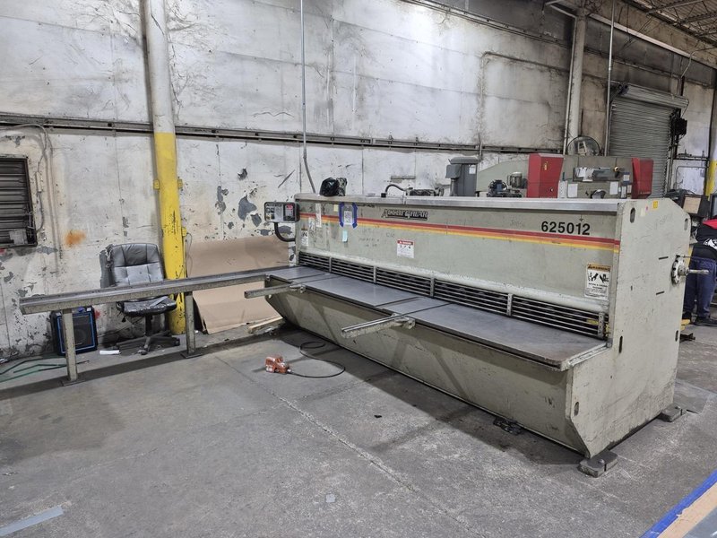 1/4” x 12’ AccurShear 625012 Hydraulic Shear, 2001