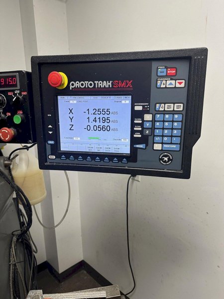 Bridgeport Variable Speed CNC Mill with 3-Axis Prototak SMX Control
