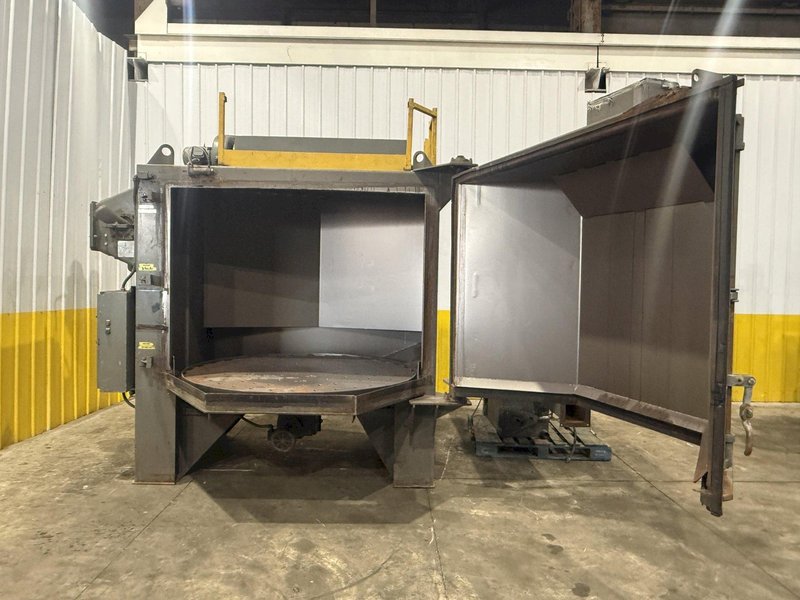 72” TABLE PANGBORN MODEL 6LK-7 ROTOBLAST SHOT BLAST MACHINE: YOBRO #24410