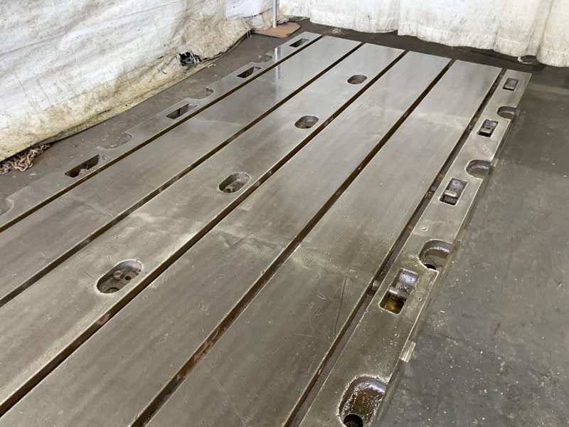 192" X 60" T-SLOTTED FLOOR PLATE: STOCK #81414