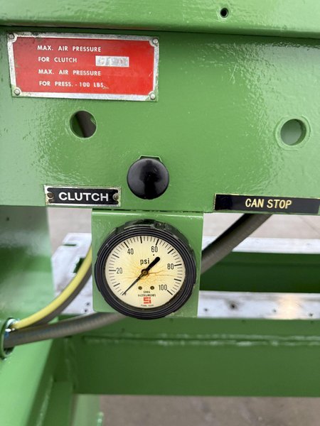 35 TON E.W. BLISS C2-35 GAP FRAME PRESS. STOCK # 0235525.