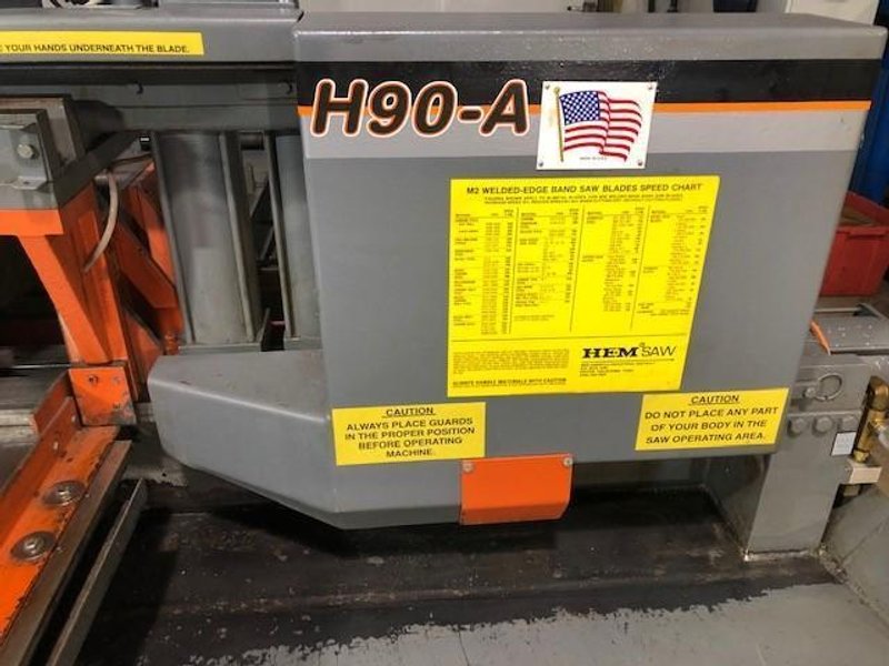 H.E.M. BAND SAW H90-A STOCK # 2921