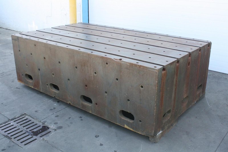 57&#039; X 97.5&#039; X 29.5&#039; T-SLOTTED TABLE: STOCK #66336