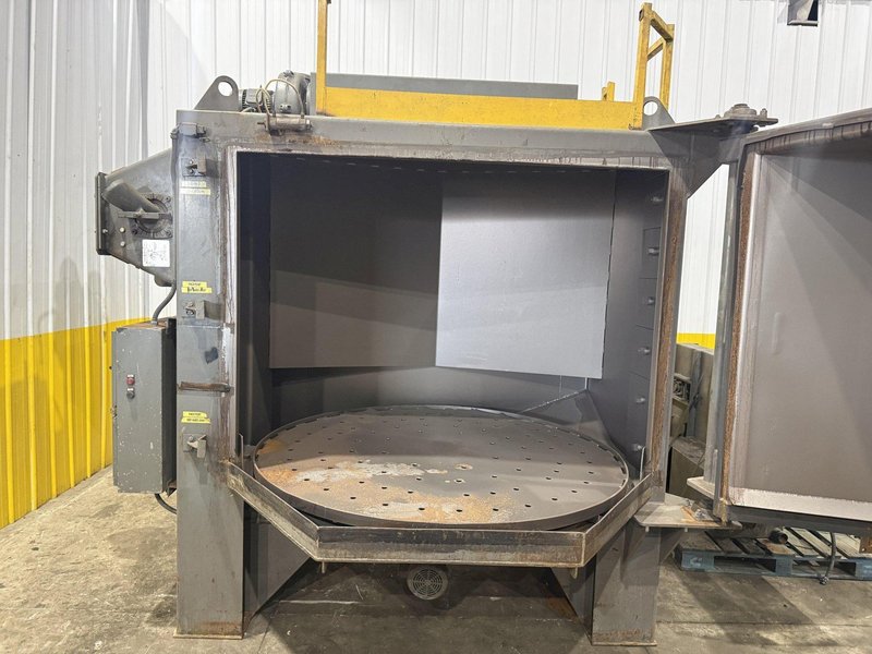 72” TABLE PANGBORN MODEL 6LK-7 ROTOBLAST SHOT BLAST MACHINE: YOBRO #24410