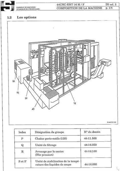 Schaublin - 44 CNC X:520 - Y:520 - Z:420mm