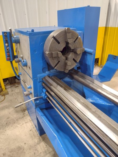 24&quot; X 132&quot; TOOLMEX MODEL #TUR-560 INDUSTRIAL ENGINE LATHE, 3.5&quot; HOLE: STOCK #21266