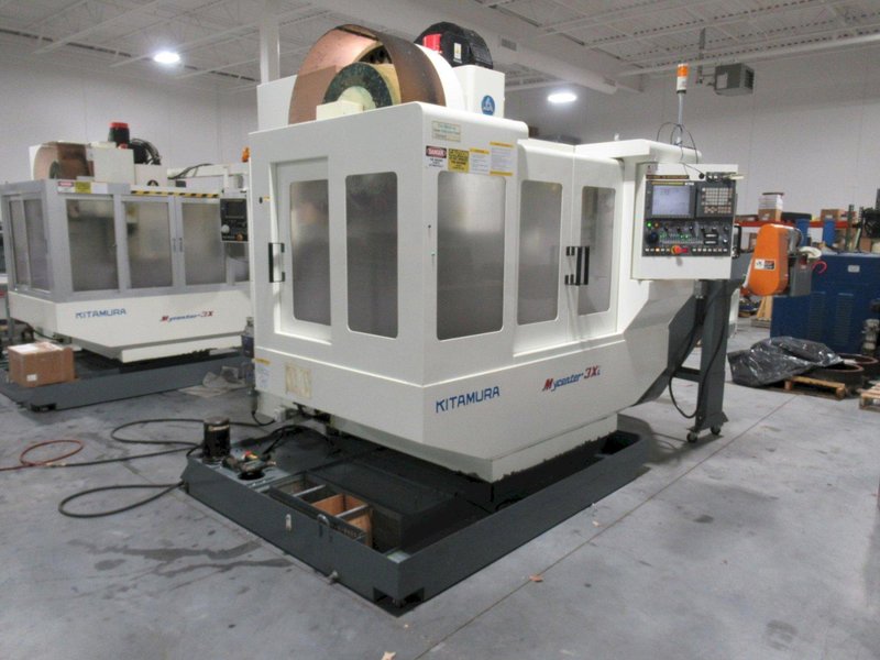 Kitamura 3Xi CNC Vertical Machining Center, 29.92" x 17.91" x 18.11", CT40, 10k RPM, 30 ATC, Fanuc 16i-M- Auction Item