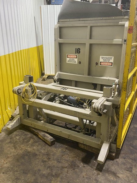 54" X 60" X 5000 LBS SOUTHWORTH MODEL #L006035-9 CONTAINER FLIPPER UNLOADING MACHINE: STOCK #17010