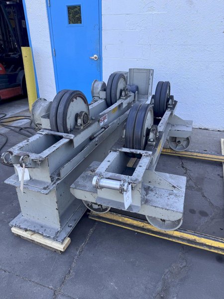 10 TON RANSOME TANK ROLL SET ON ADJUSTABLE TRACK: STOCK #81221