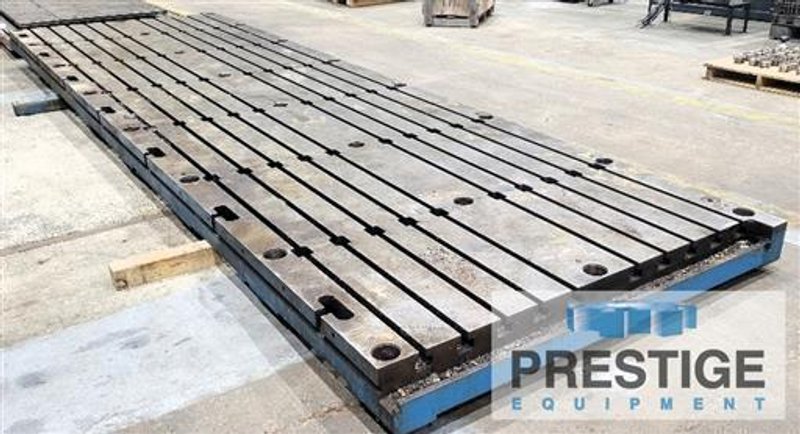 Bay Cast Level Tite 72&quot; x 252&quot; T-Slotted Table