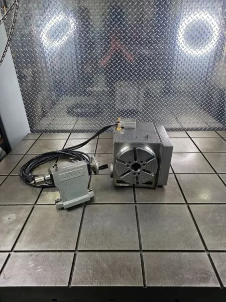 HAAS SHRT-210SPH 8.3” CNC Rotary Table 4th Axis Type &amp; 6" Tailstock #8143