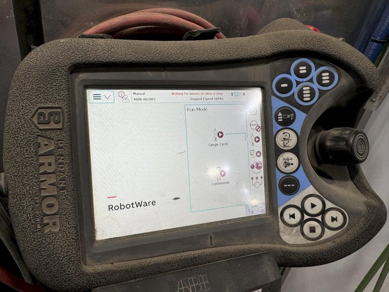 2021 ABB MODEL #IRB 4600 ROBOT WELDING SYSTEM WITH PRESTON EASTIN WELDING FIXTURE: STOCK 21175