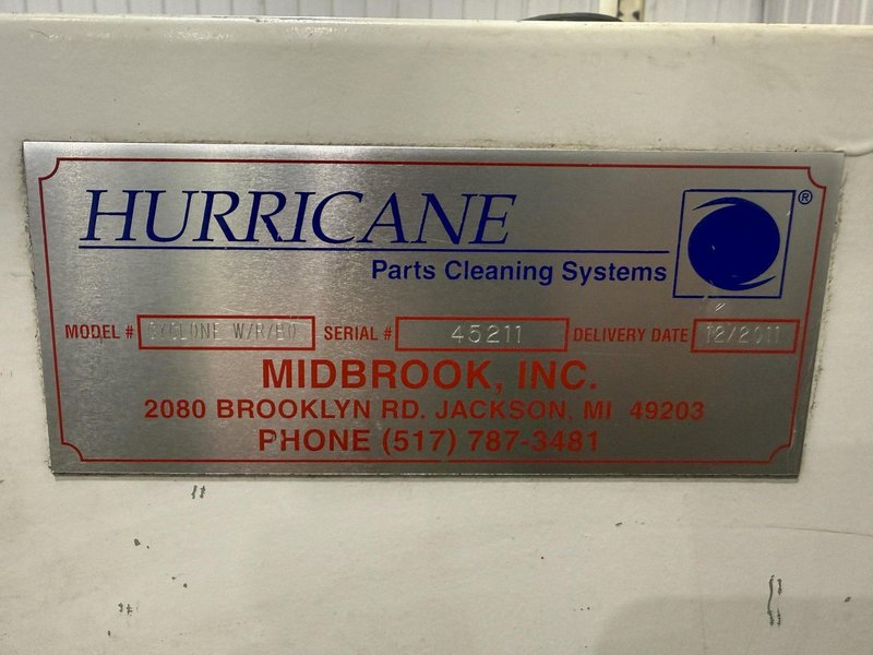 24" W X 10" H MIDBROOK MODEL #CYCLONE W/R/B0 STAINLESS STEEL BELT STYLE PARTS WASHER 2011: YOBRO #24811