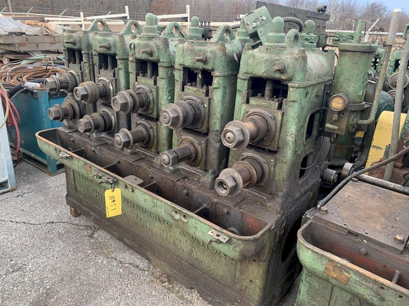 8 STAND AMERICAN ELECTRIC FUSION ROLLFORMER / TUBE MILL