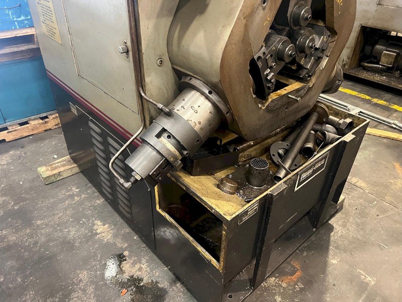 Reed Model A25 3 Die Cylindrical Die Thrufeed/Infeed Thread Rolling Machine