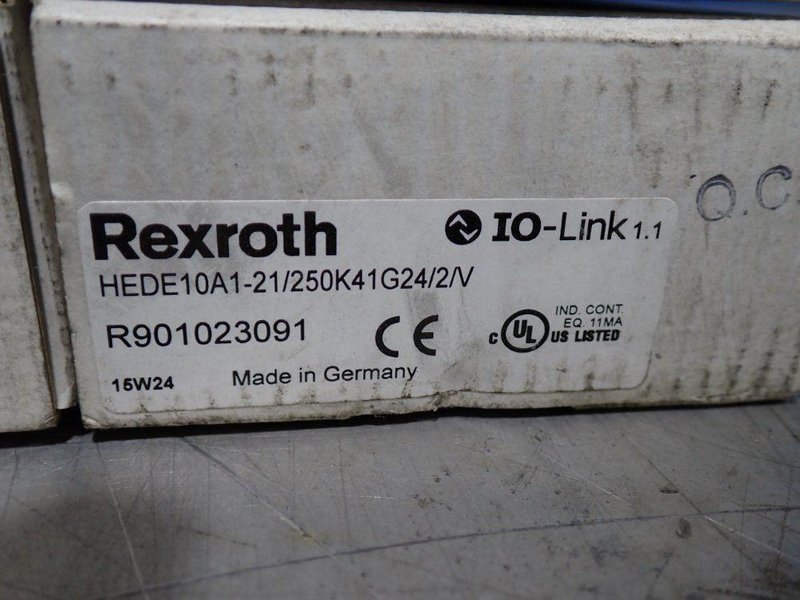 REXROTH 3625 PSI ELECTRONIC PRESSURE SWITCHES  -  HEDE10A1-21/250K41G24/2/V