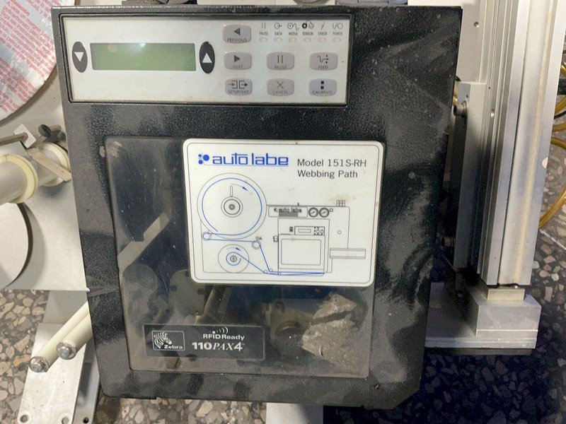 AUTO LABE 150 PSI, 9” ROLL PRINT AND APPLY LABEL APPLICATOR  -  151S-RH