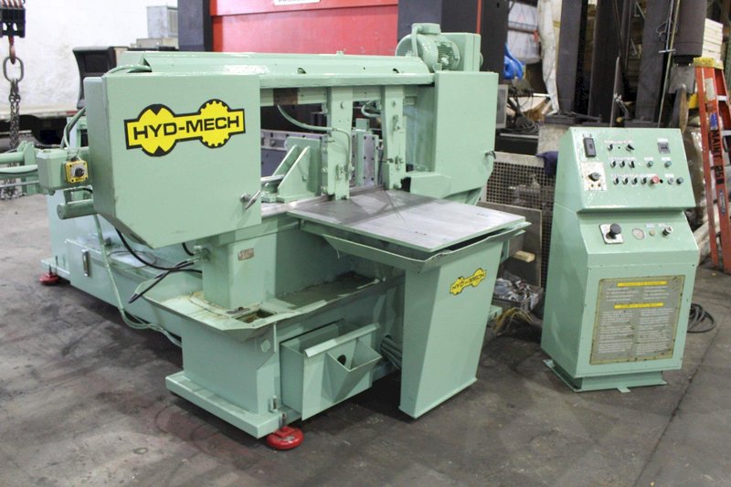 18" X 27" HYDMECH S-25A AUTO MITRE HORIZONTAL BANDSAW: STOCK #72194