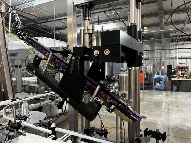 Norland International Complete line with (2) GlassPak66 Monoblock Systems (16oz and 25 Oz)  for Glass or Aluminum with Fluid Solutions 3 Head ROPP Capper, 2020: