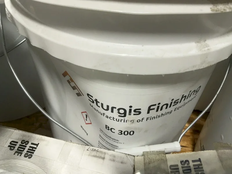 STURGIS FINISHING / METALLOID CORPORATION BURNISHING LIQUID COMPOUND