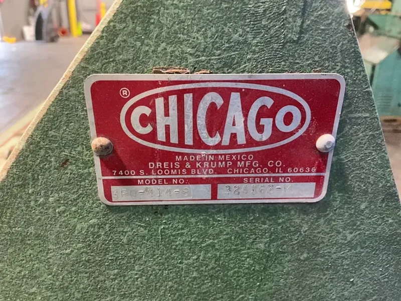 CHICAGO 48" FINGER BRAKE  -  BP0-414-6