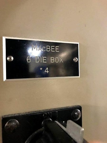 6 BLOCK MACBEE MODEL 6HFME WIRE DRAWING MACHINE Stock # 14195