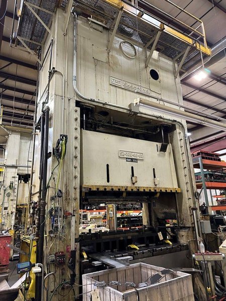 300-ton Clearing S2-300-96-60 Used Straight Side Metal Stamping Press For Sale (2) Available
