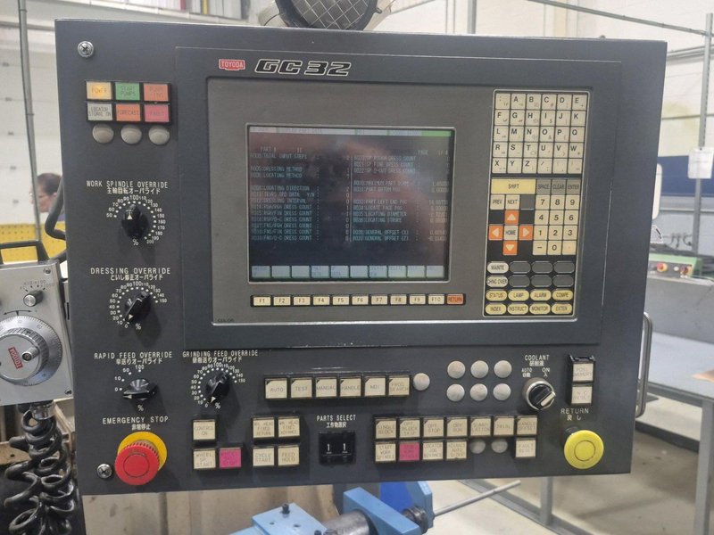 Toyoda GL 4A-50 CNC Universal Grinder, 1996- In Process Gauge, Touch Probe